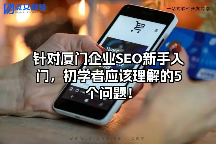 针对厦门企业SEO新手入门，初学者应该理解的5个问题！
