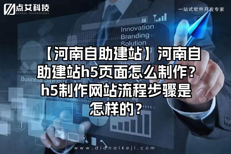 【河南自助建站】河南自助建站h5页面怎么制作？h5制作网站流程步骤是怎样的？